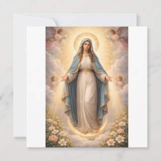 Tarjeta Festiva Heilige Mutter Gottes Göttliche Liebe & Schutz´11