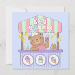 Tarjeta Festiva Heladería de Teddy