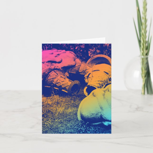 Tarjeta Festiva helados de verano de fibra de vidrio (Anverso)