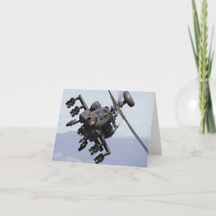 Tarjeta Festiva Helicóptero de ataque de Aapache