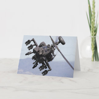 Tarjeta Festiva Helicóptero de ataque de Aapache