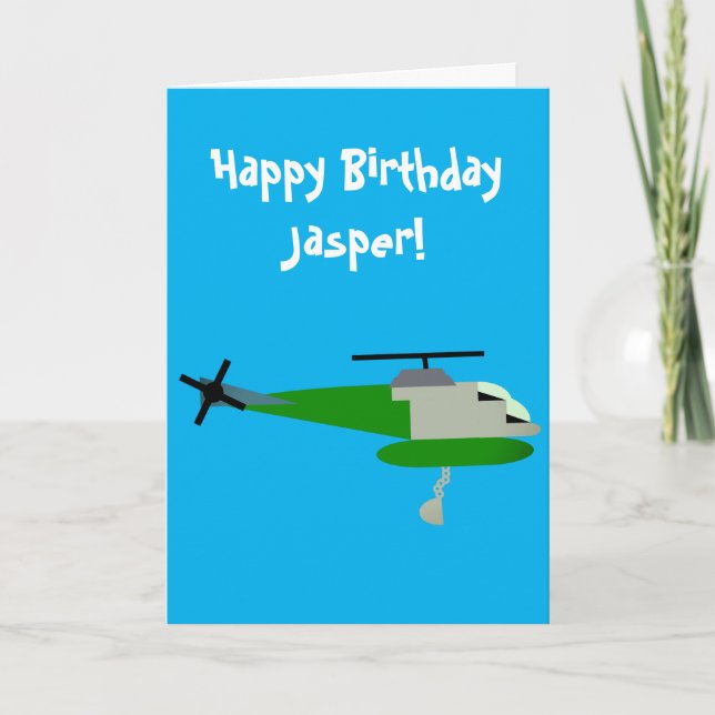 Tarjeta Festiva Helitack (Anverso)