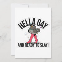 Hella Gay y listo para paralizar divertida LGBTQ