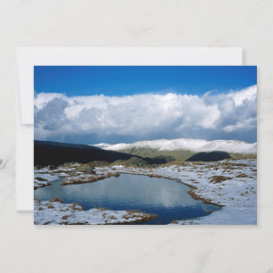 Tarjeta Festiva Helvellyn England Holiday Card