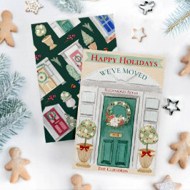 Tarjeta Festiva Hemos mudado las nuevas navidades acuáticas en cas