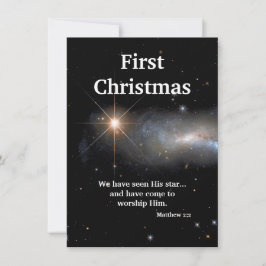 Tarjeta Festiva Hemos visto su estrella