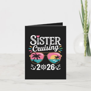 Tarjeta Festiva Hermana Crucero 2026