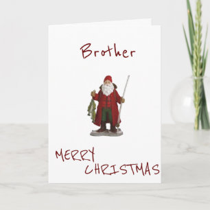TARJETA FESTIVA **HERMANO** LISTO PARA CELEBRAR **NAVIDADES**
