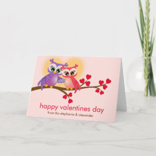 Tarjeta Festiva Hermosas cozas en un Día de San Valentín de sucurs