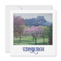 Hermoso arte fino del Castillo de Edimburgo Escoci