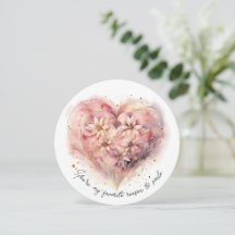Hermoso Corazón de acuarela de color Rosa