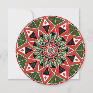 Tarjeta Festiva Hermoso festival clásico de Navidades de vacacione