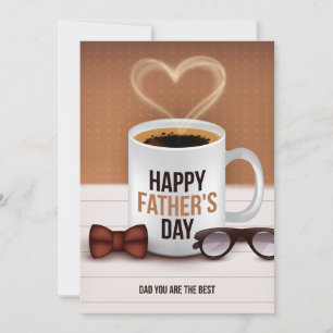 Tarjeta Festiva Hermosos deseos del Día del Padre para las mochila