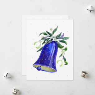 Tarjeta Festiva Hermosos Navidades Bell