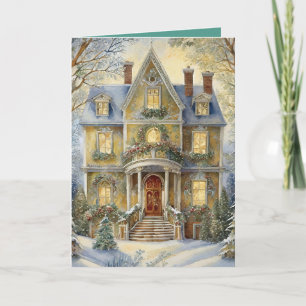 Tarjeta Festiva Hermosos Navidades de Victoria