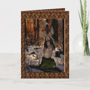 Tarjeta Festiva Herne, el Señor renacido