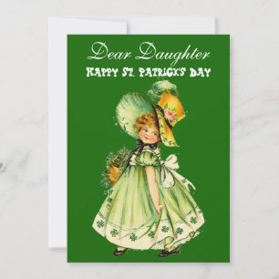 Tarjeta Festiva Hija del Día de San Patricio