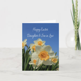 Tarjeta Festiva Hija y marido Feliz Pascua