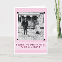 Tarjeta Festiva Hillbilly Valentine