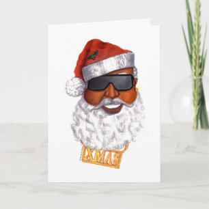 Tarjeta Festiva Hip Hop Santa
