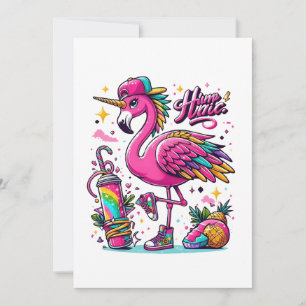 Tarjeta Festiva Hiphop de Flamingo