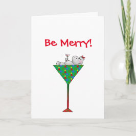Tarjeta Festiva Hipopótamo Achispado-tini's