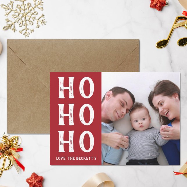 Tarjeta Festiva HO | Foto de vacaciones de Navidades modernos (Subido por el creador)