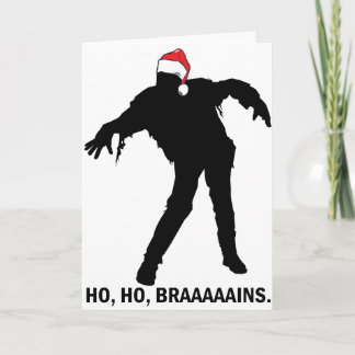 Tarjeta Festiva Ho Ho Brains