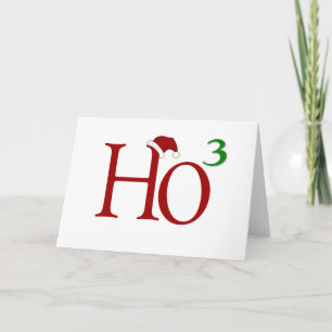 Tarjeta Festiva Ho Ho Ho