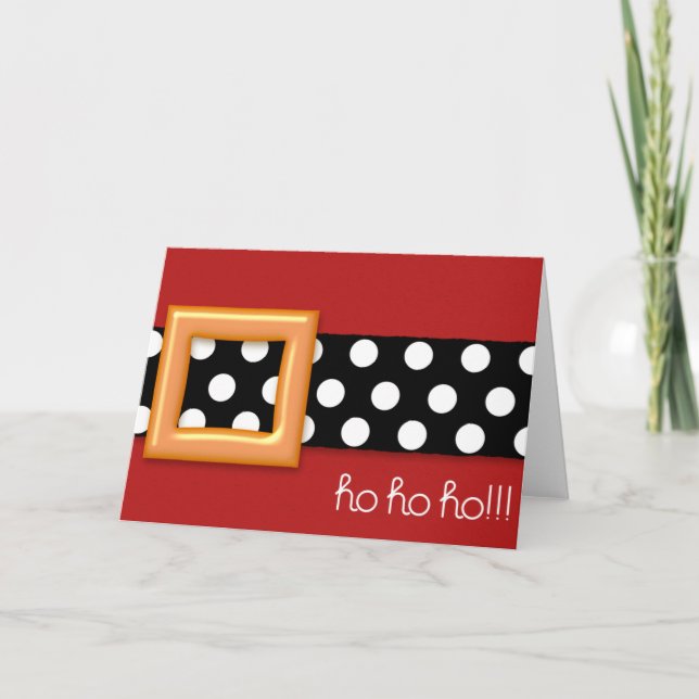 Tarjeta Festiva ¡¡¡Ho ho ho ho!!! (Anverso)