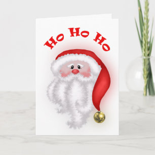 Tarjeta Festiva Ho Ho Ho Ho Santa Card