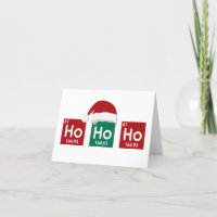 Ho Ho Ho | Navidades graciosos Química Nerd Humor