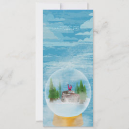 Tarjeta Festiva Ho ho Holidays Holiday Card