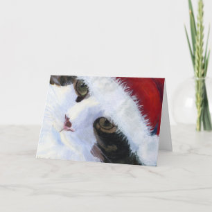 Tarjeta Festiva HO HO Kitty Cat