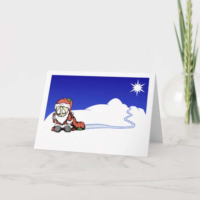 TARJETA FESTIVA HO HO RONQUIDO (Anverso)