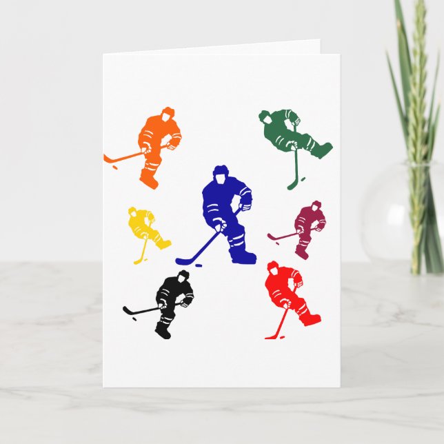 TARJETA FESTIVA HOCKEY (Anverso)