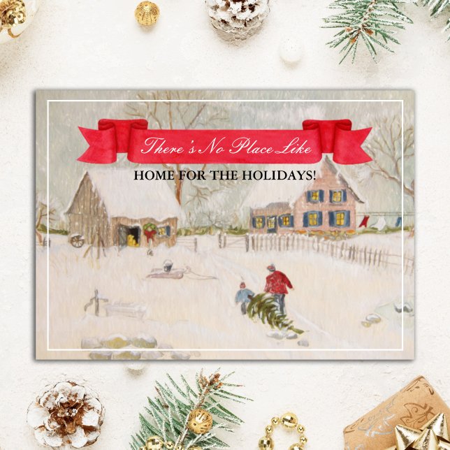 Tarjeta Festiva Hogar de Realtor Personalizado para las Vacaciones (Subido por el creador)