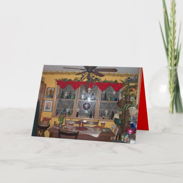 Tarjeta Festiva Hogar para Navidades (Anverso)