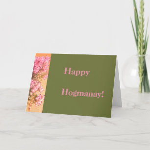 Tarjeta Festiva ¡Hogmanay feliz!