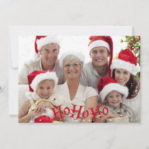 Tarjeta Festiva HoHoHo