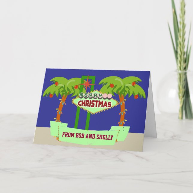 Tarjeta Festiva Hoilday también del desierto (Anverso)
