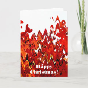 Tarjeta Festiva hojas