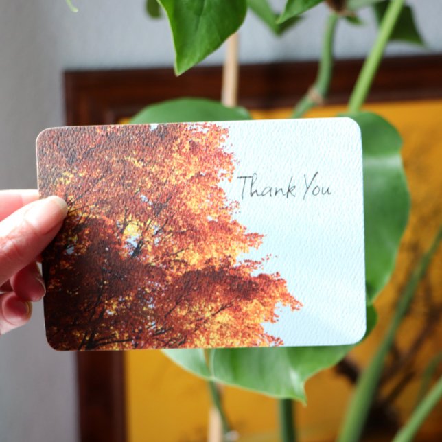 Tarjeta Festiva Hojas de arce de otoño (Subido por el creador)