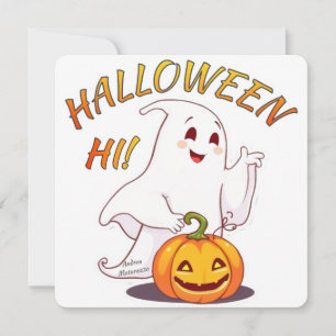 Tarjeta Festiva ¡Hola ! Halloween
