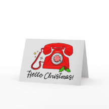 ¡Hola Navidades!Teléfono retro