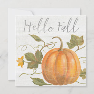 Tarjeta Festiva Hola Otoño