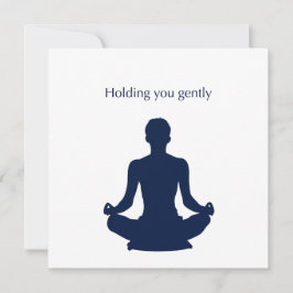 Tarjeta Festiva Holding You Gently Art Card