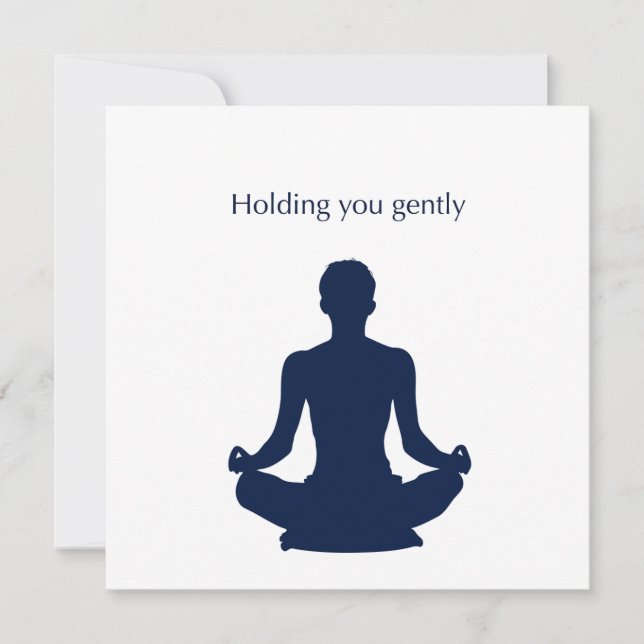 Tarjeta Festiva Holding You Gently Art Card (Anverso)
