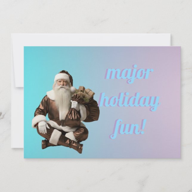 Tarjeta Festiva Holiday Card at new year  (Anverso)