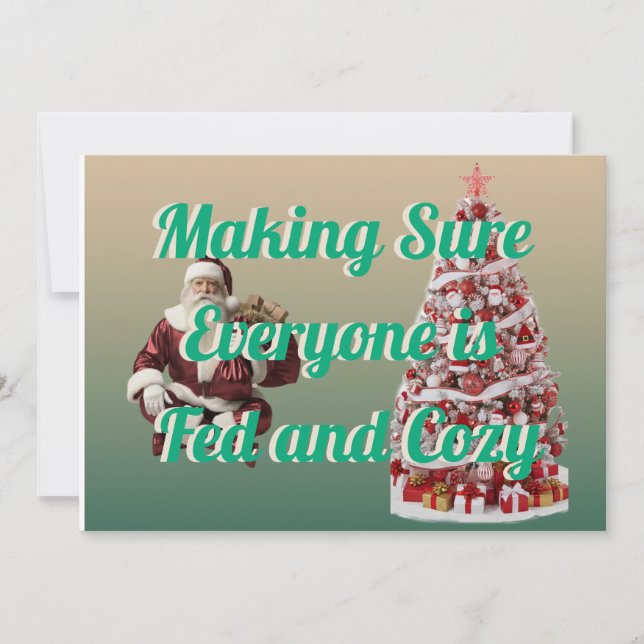 Tarjeta Festiva  Holiday Card beautiful for party  (Anverso)